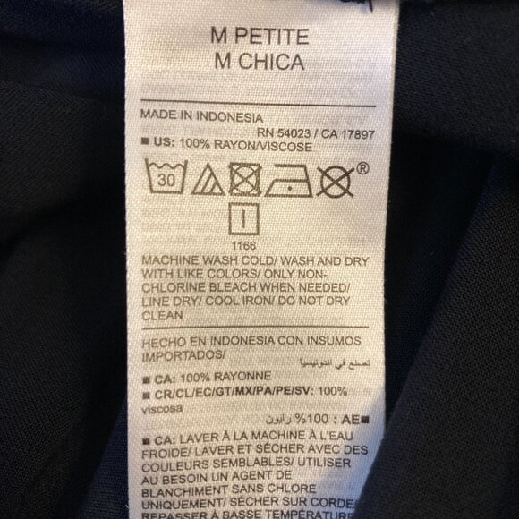 NWOT, SZ PM, BLACK, Sleeveless Wide-Leg Midi Romper - Picture 3 of 3